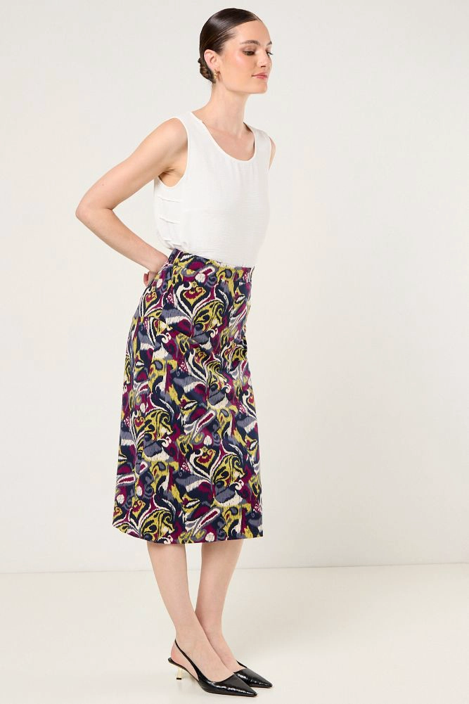 FALDA FANTASIA BEIGE MUJER MAGRIFFE - 5