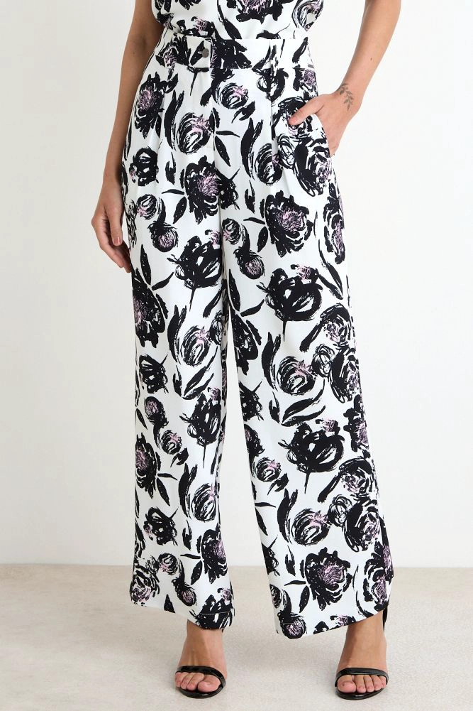 PANTALON PALAZZO FANTASIA NEGRO MUJER ASH - 2