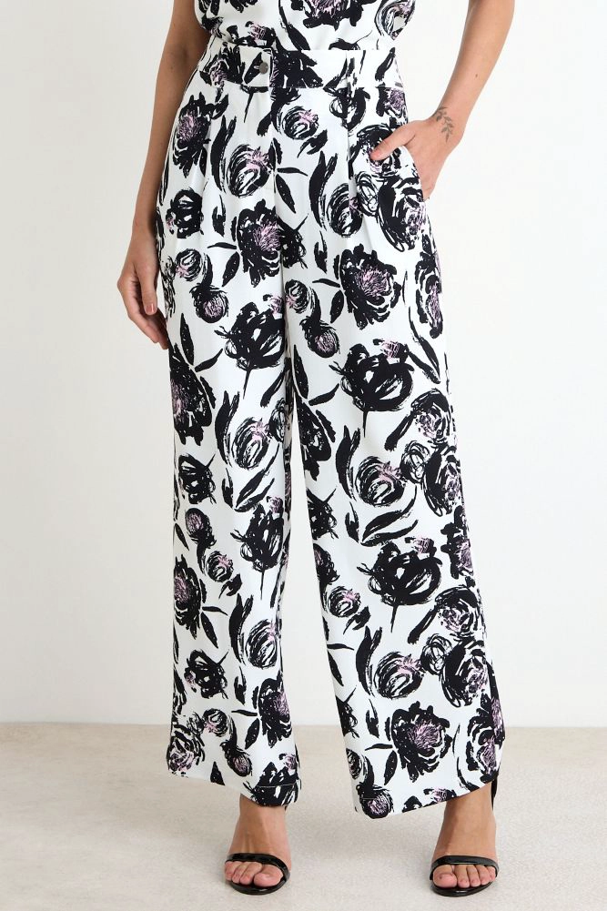 PANTALON PALAZZO FANTASIA NEGRO MUJER ASH - 2