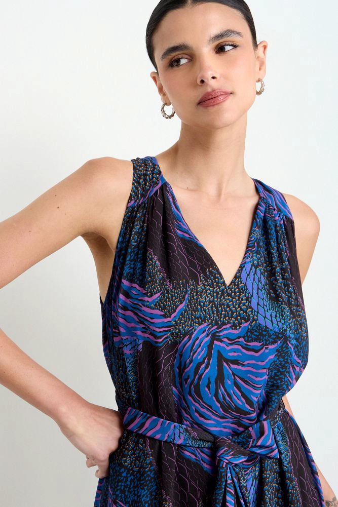 VESTIDO LARGO FANTASIA NEGRO MUJER ASH - 2