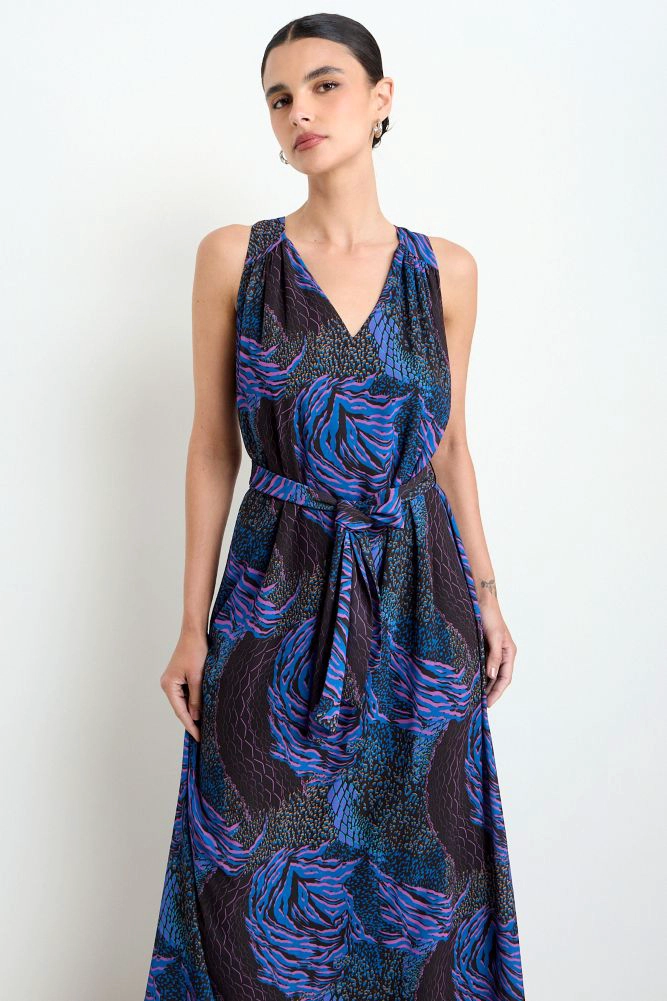 VESTIDO LARGO FANTASIA NEGRO MUJER ASH - 3