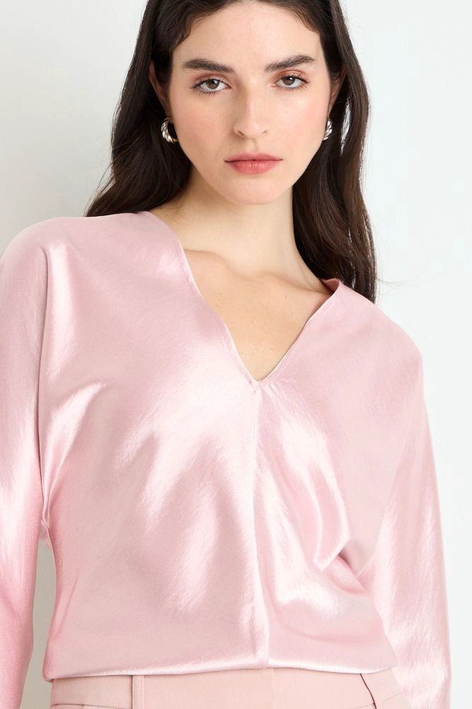 BLUSAS MANGA LARGA ROSA MUJER ASH - 2