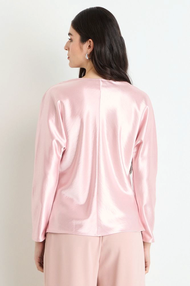 BLUSAS MANGA LARGA ROSA MUJER ASH - 3