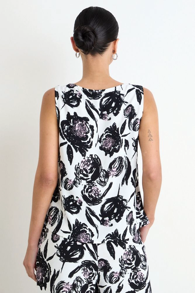BLUSA FANTASIA CUELLO EN V NEGRO MUJER ASH - 3