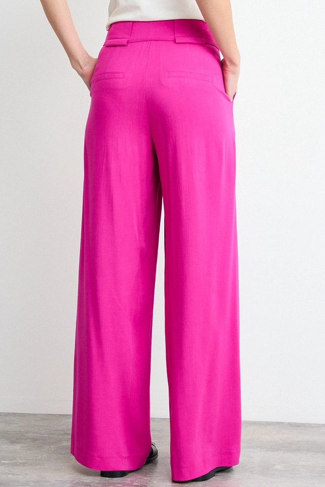 PANTALON LISO FUCSIA MUJER IO - 3