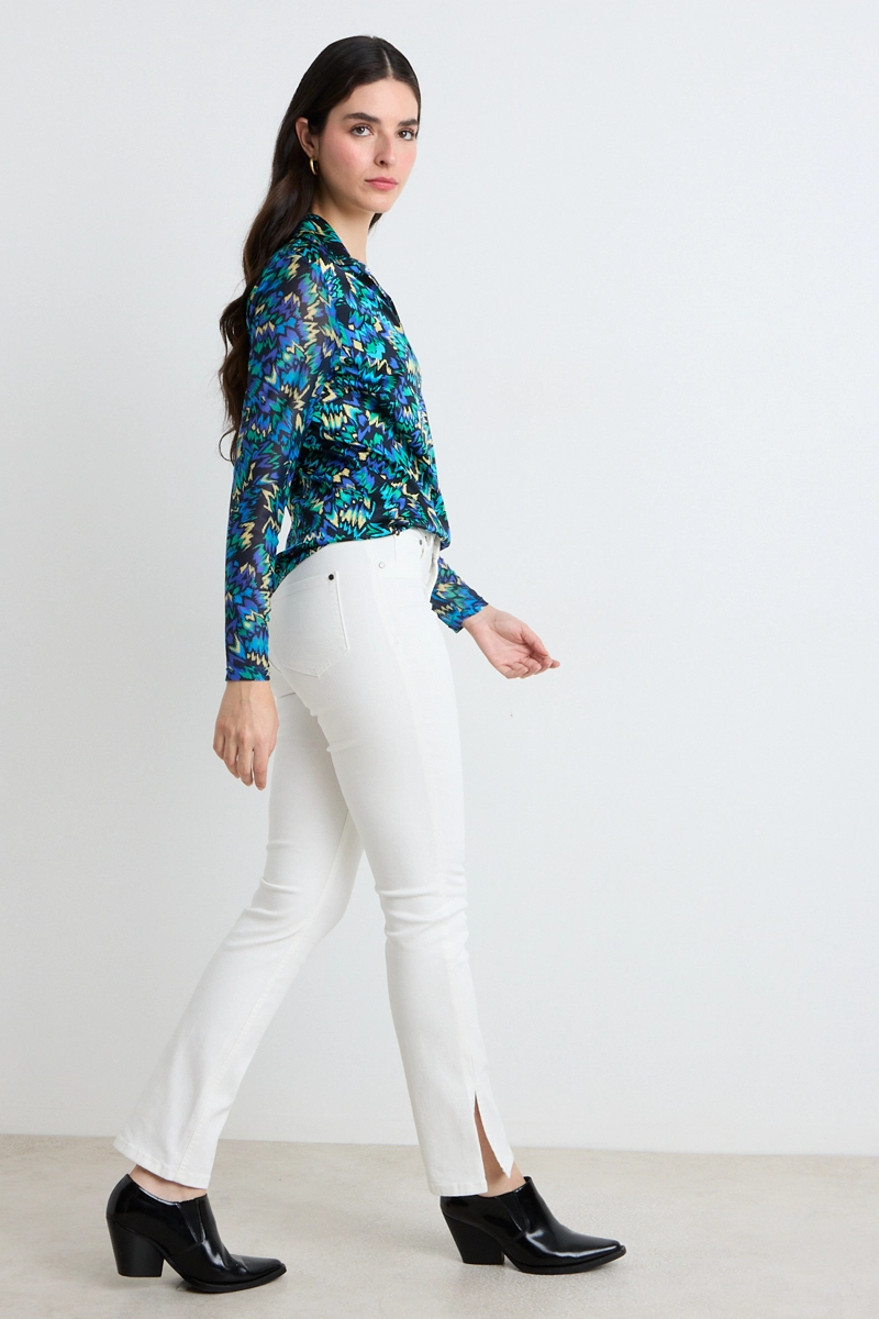 BLUSAS MANGA LARGA AZUL MUJER ASH - 3