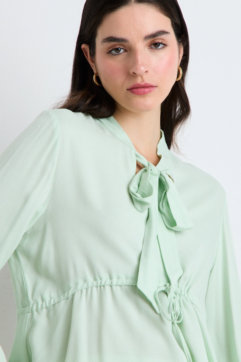 BLUSAS MANGA LARGA VERDE MUJER ASH - 2