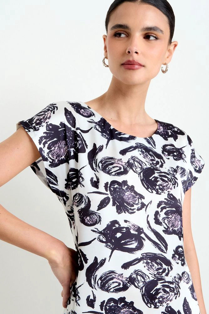 VESTIDO LARGO PRINT NEGRO MUJER ASH - 3