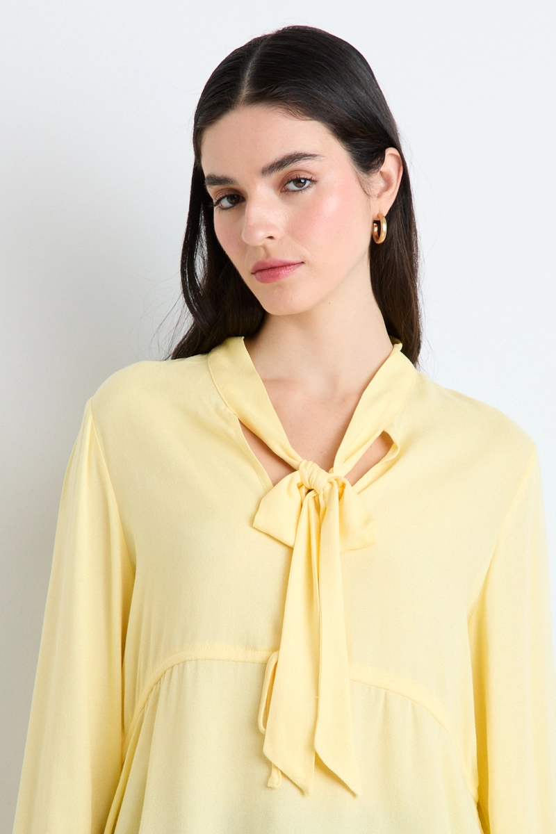 BLUSAS MANGA LARGA AMARILLO MUJER ASH - 2