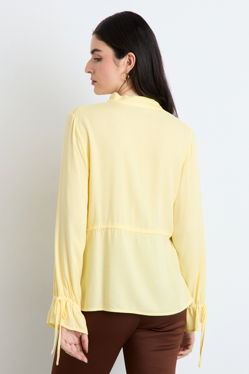 BLUSAS MANGA LARGA AMARILLO MUJER ASH - 3