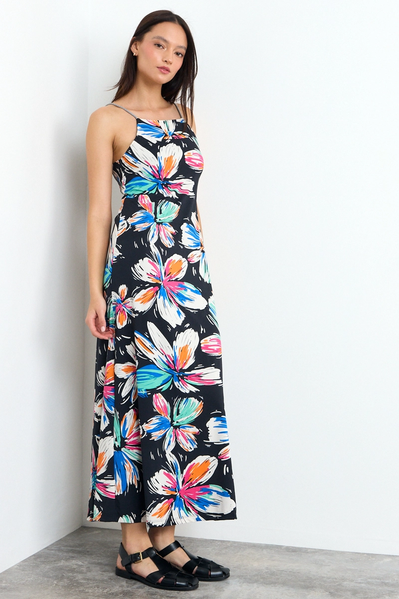 VESTIDO FANTASIA LARGO NEGRO MUJER IO - 5
