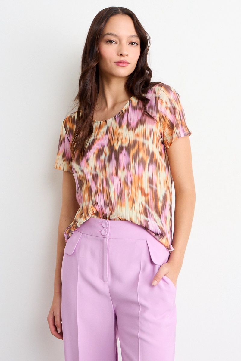 POLERA FANTASIA FUCSIA MUJER IO - 1