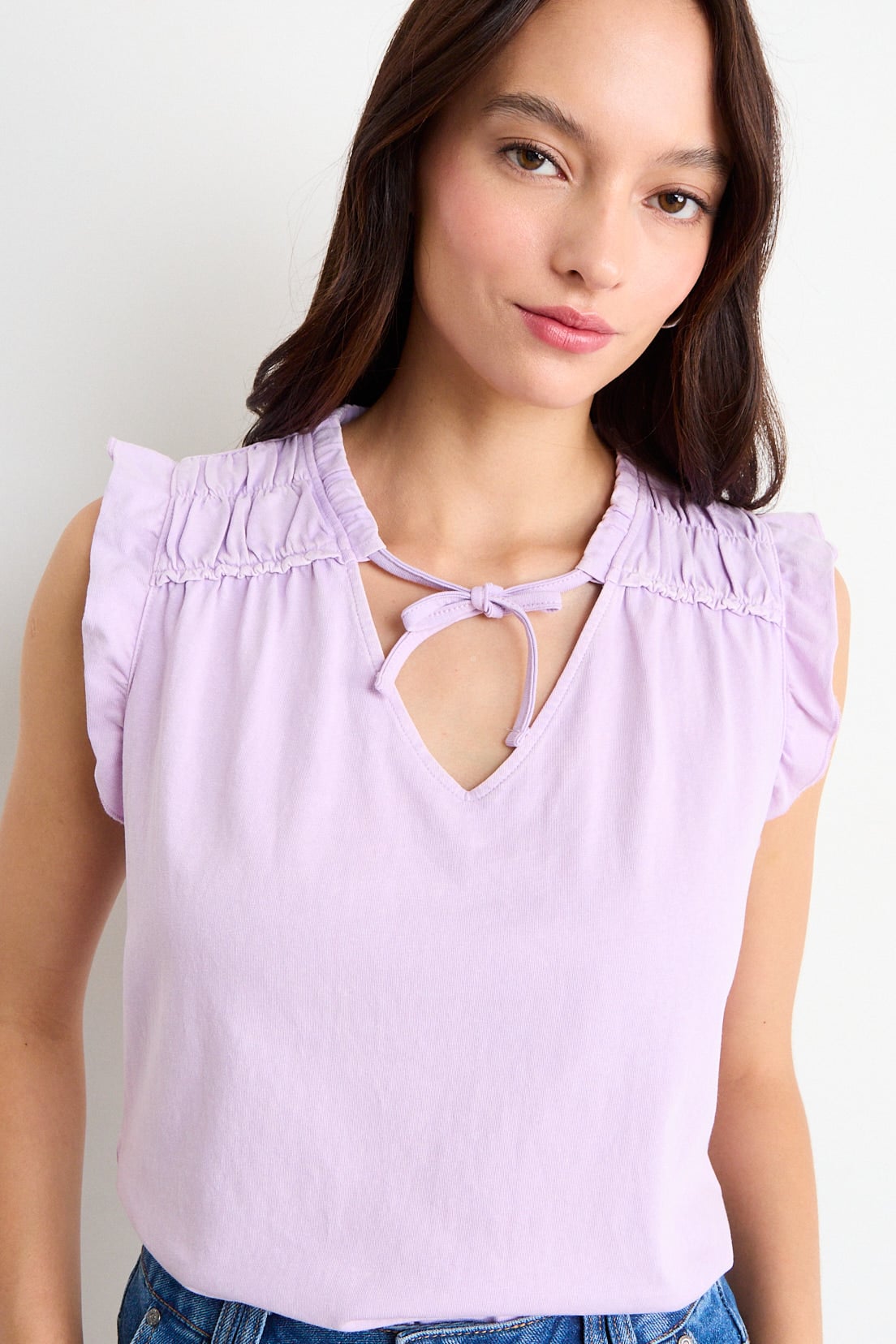 POLERA LISA MORADO MUJER IO - 2