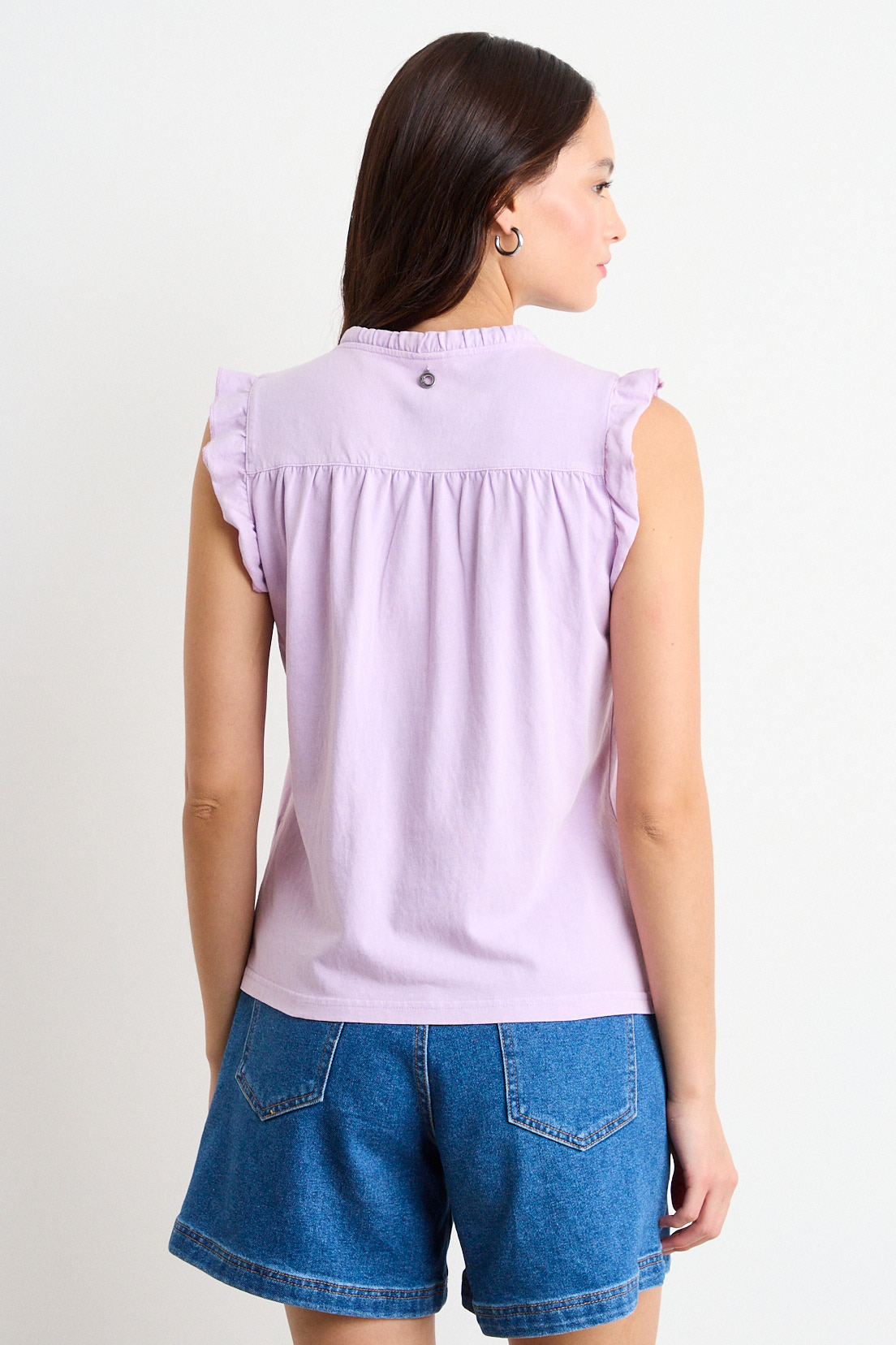 POLERA LISA MORADO MUJER IO - 3