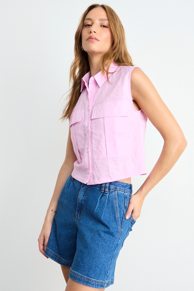 BLUSA LISA MORADO MUJER IO - 2