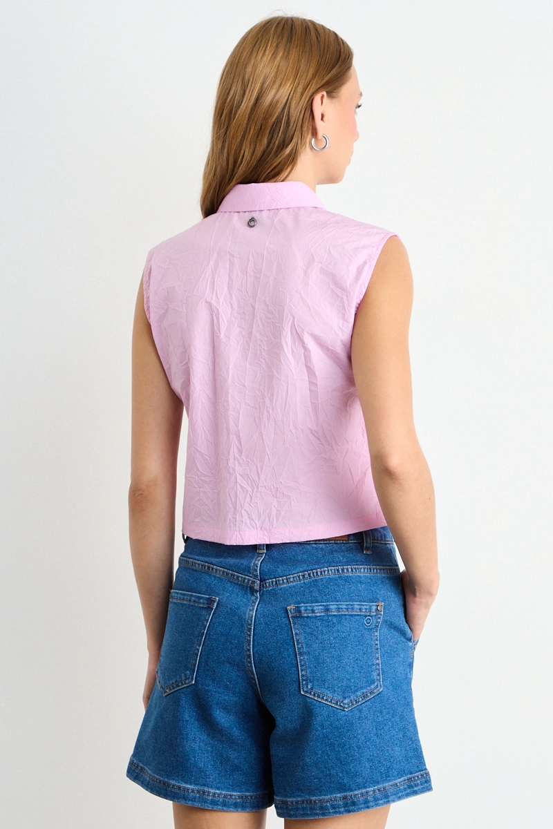 BLUSA LISA MORADO MUJER IO - 3
