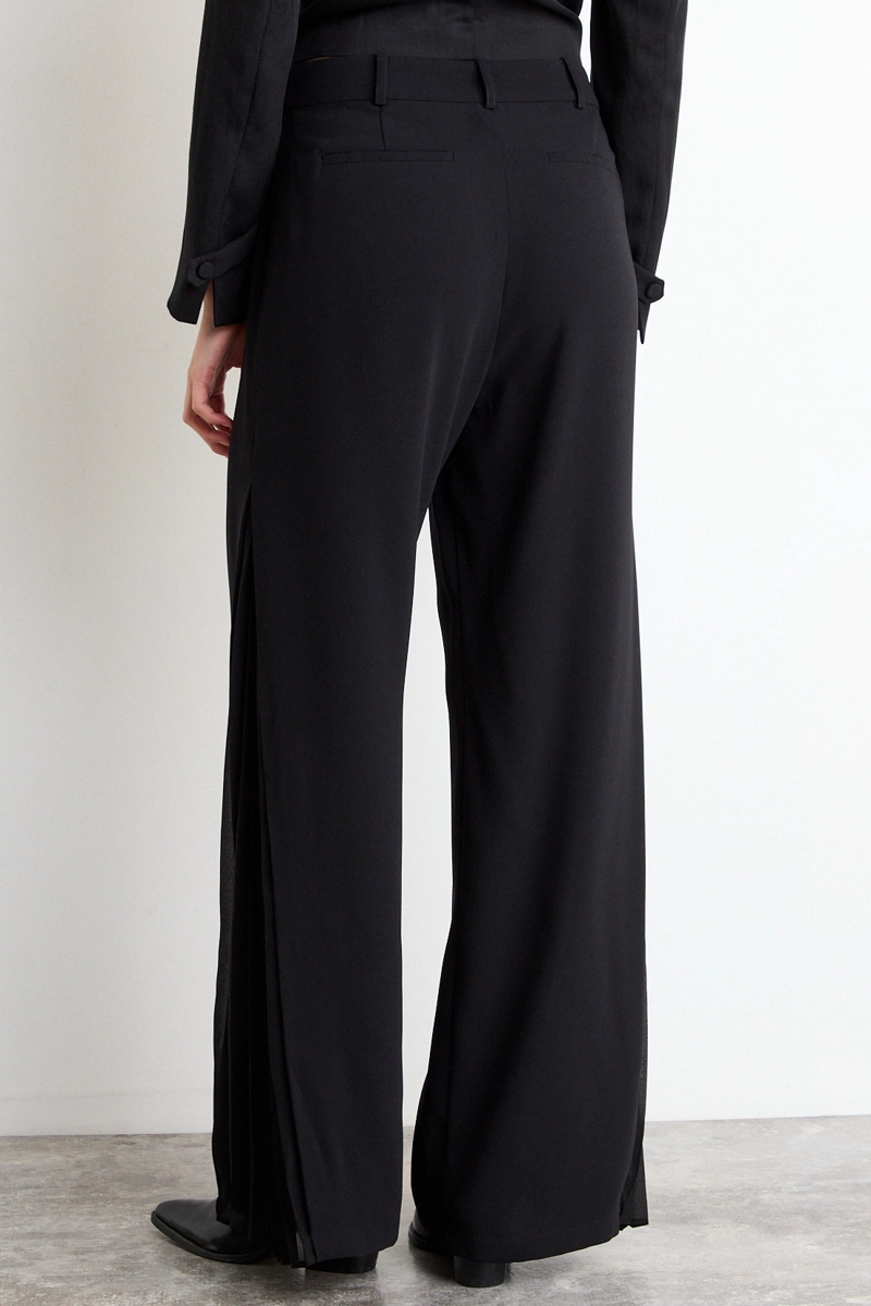 PANTALON LISO NEGRO MUJER IO - 5