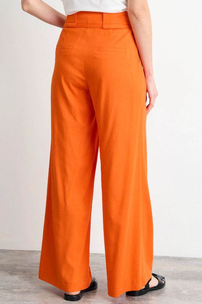 PANTALON LISO NARANJO MUJER IO - 4