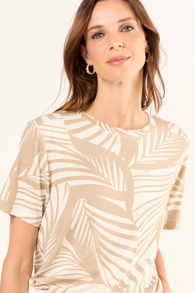 POLERA FANTASIA BEIGE MUJER MAGRIFFE - 2