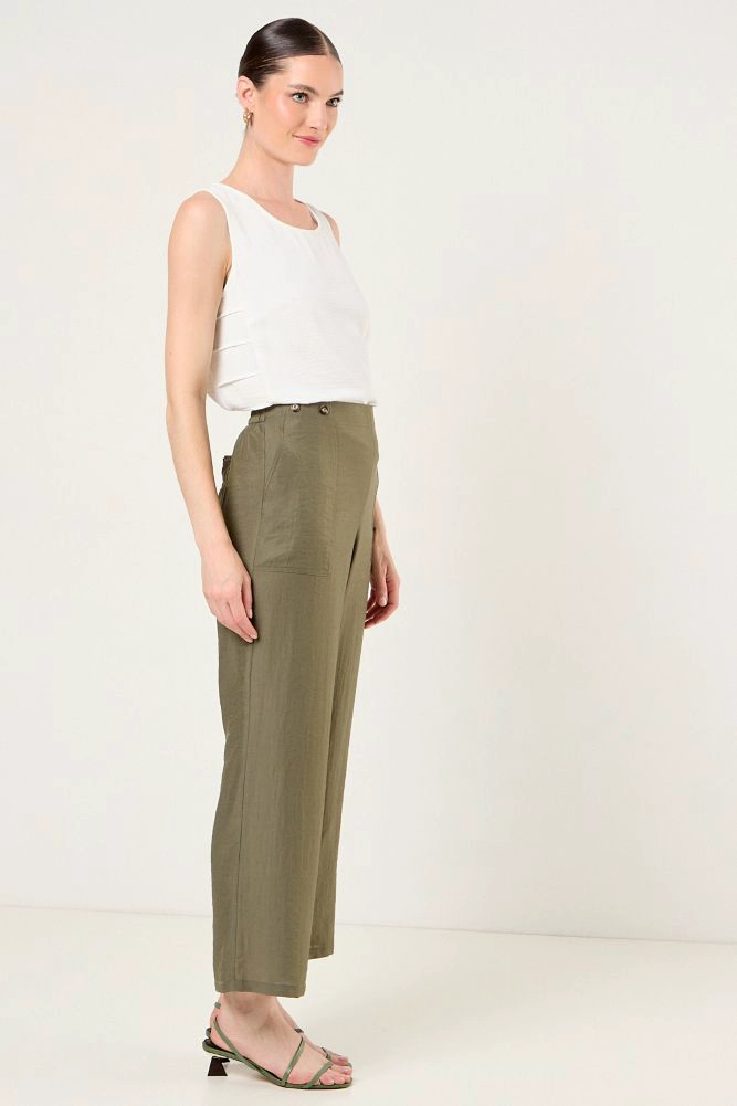 PANTALON WIDE AVELLANA MUJER MAGRIFFE - 5