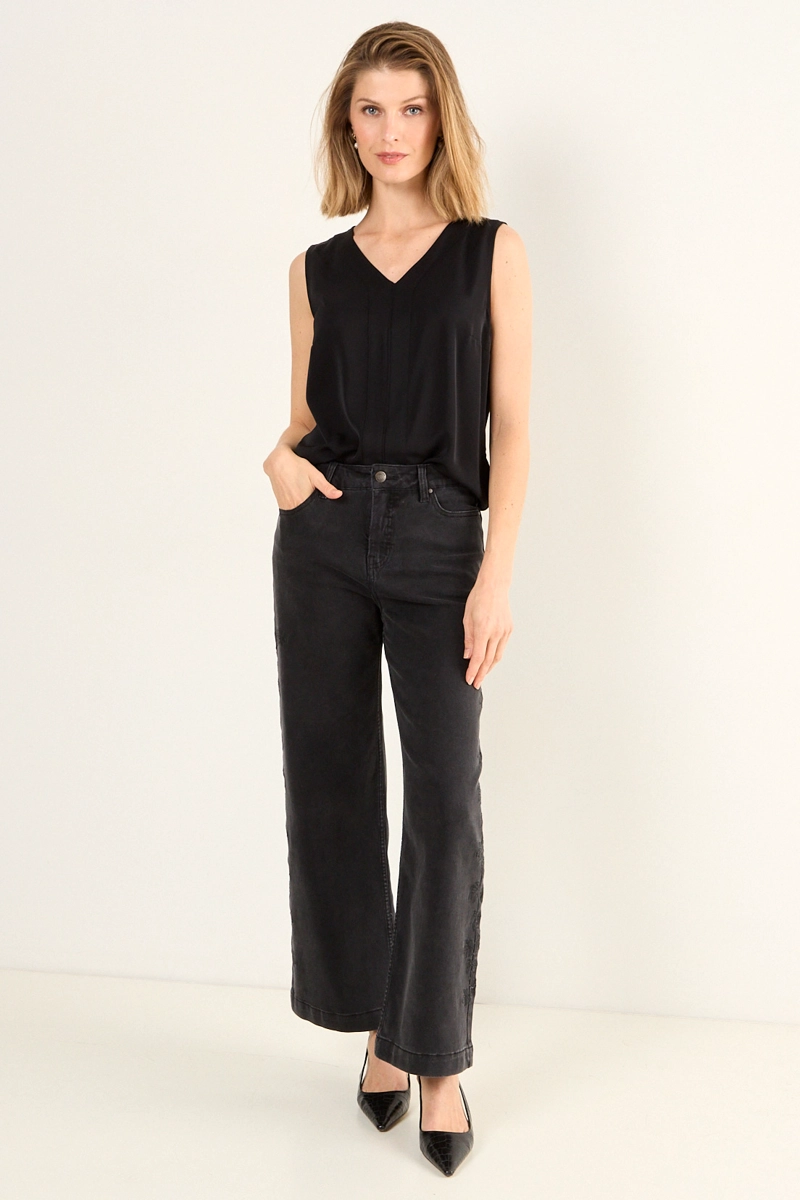 BLUSA SIN MANGAS NEGRO MUJER MAGRIFFE - 3