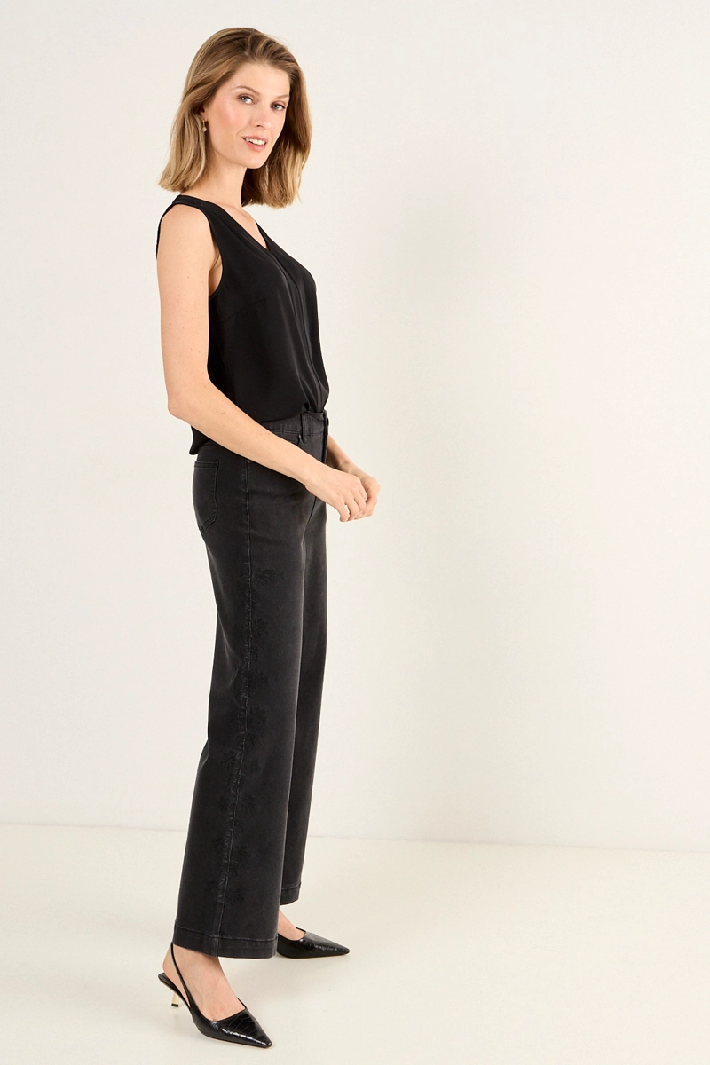 BLUSA SIN MANGAS NEGRO MUJER MAGRIFFE - 4