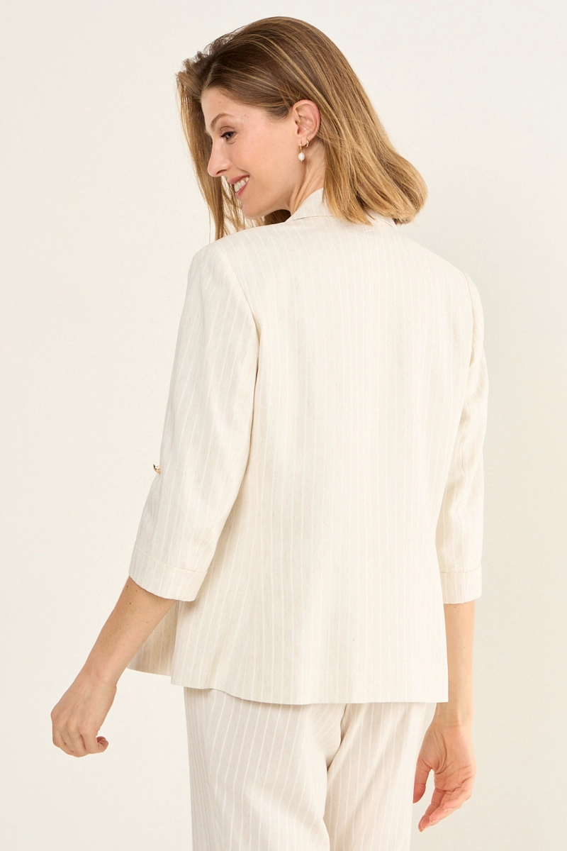 BLAZER LINEAS CRUDO MUJER MAGRIFFE - 3
