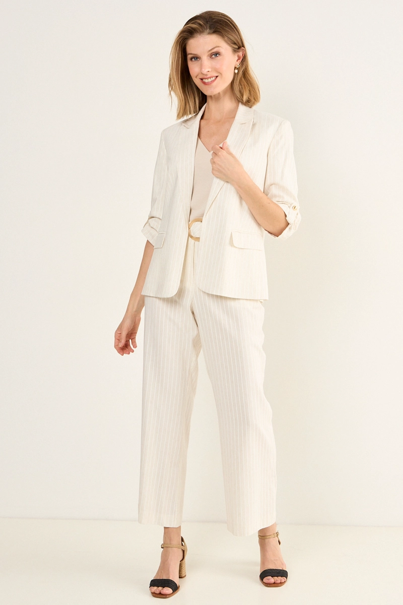 BLAZER LINEAS CRUDO MUJER MAGRIFFE - 5