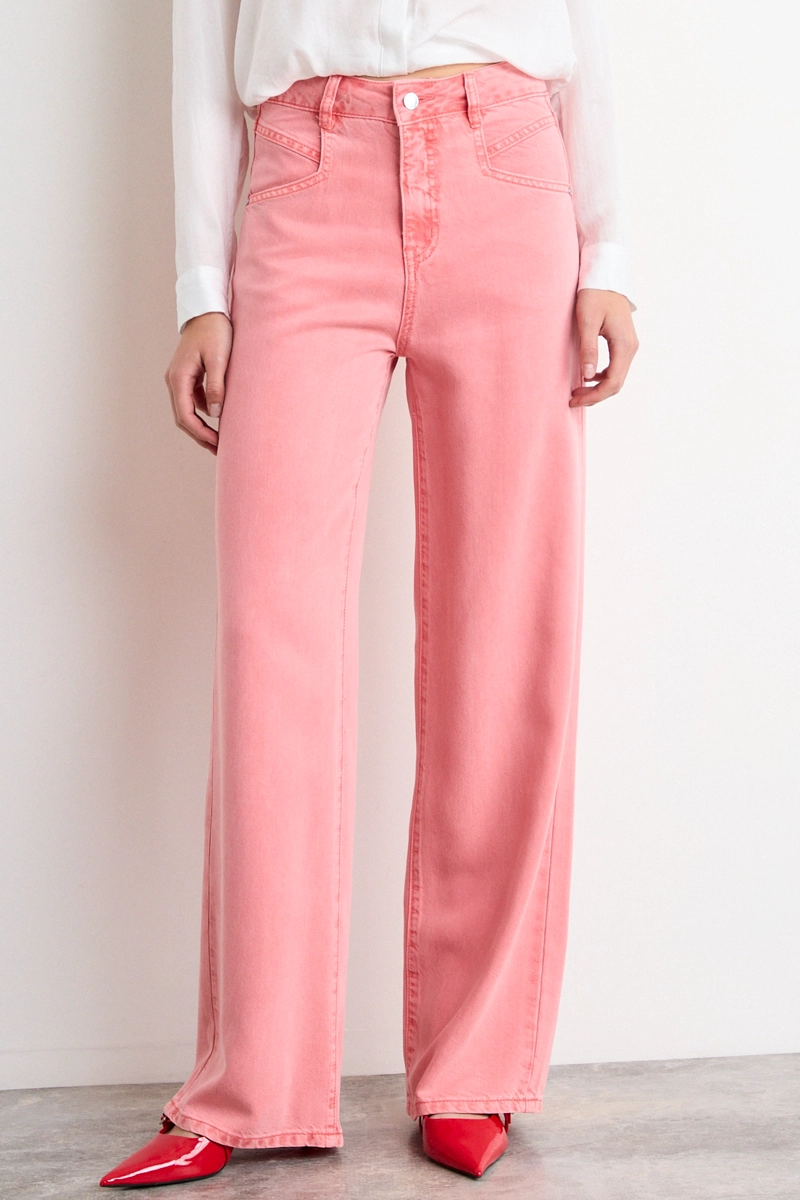 JEANS LISO ROSA MUJER IO - 2