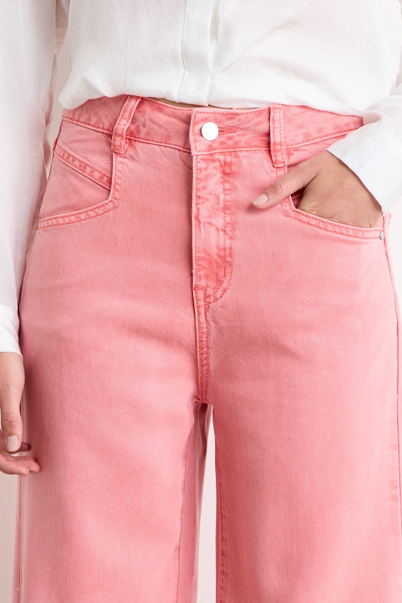 JEANS LISO ROSA MUJER IO - 3