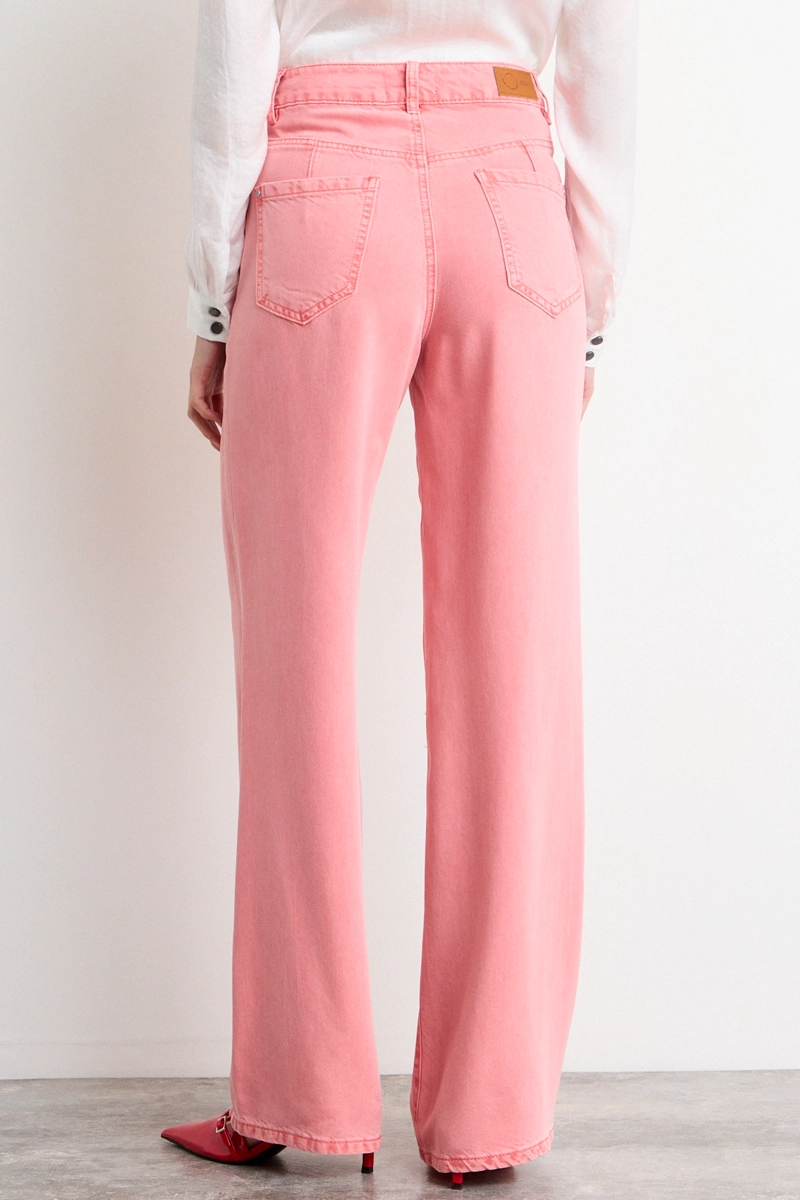 JEANS LISO ROSA MUJER IO - 4