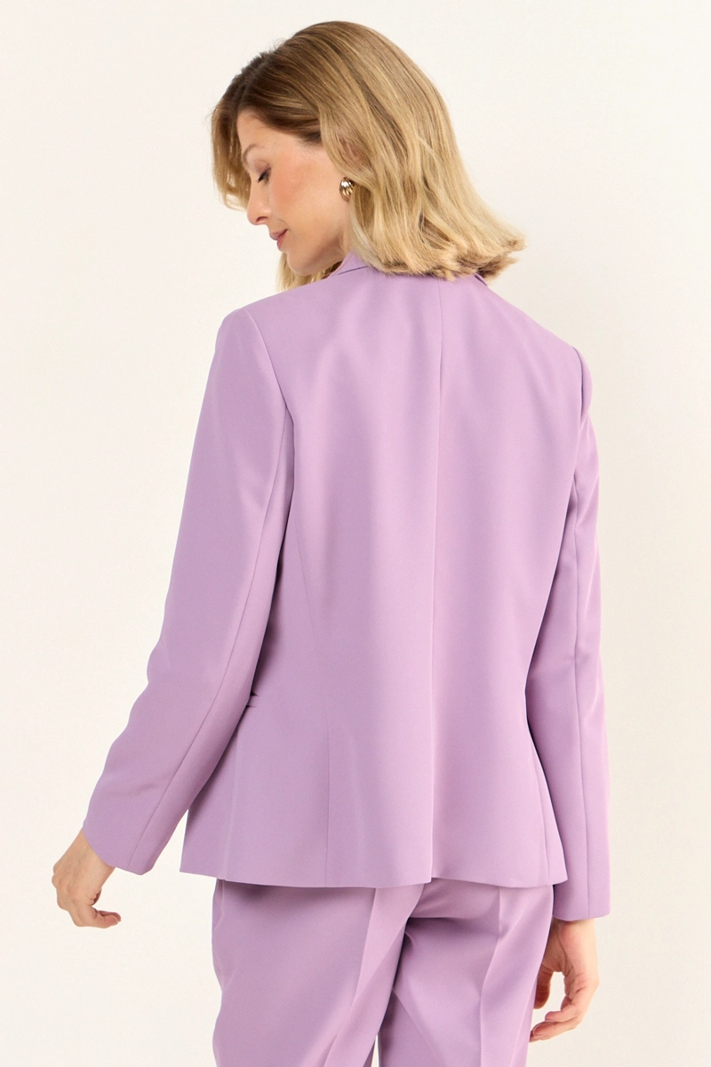 BLAZER ABOTONADO MORADO MUJER MAGRIFFE - 3