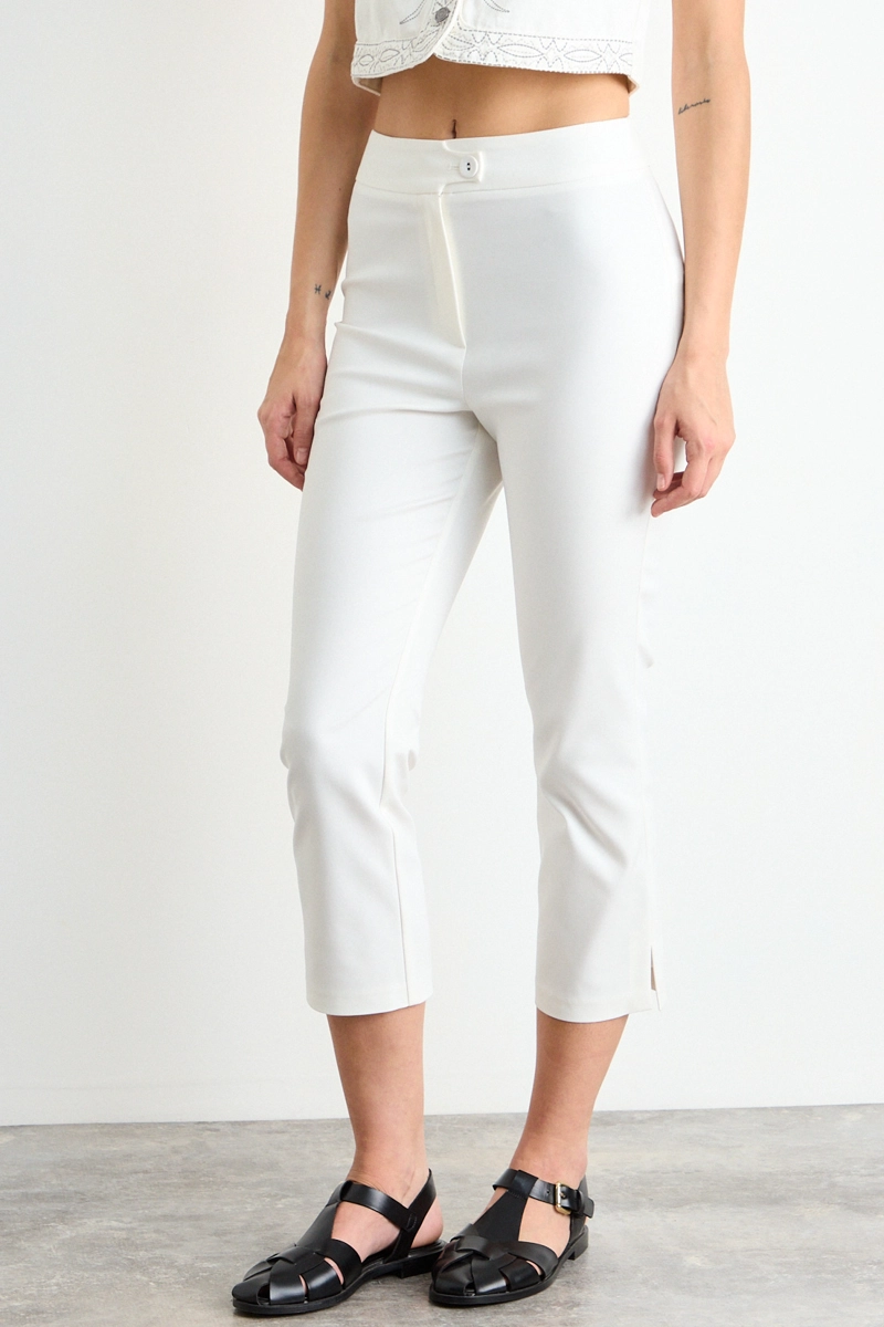PANTALON LISO CRUDO MUJER IO - 2