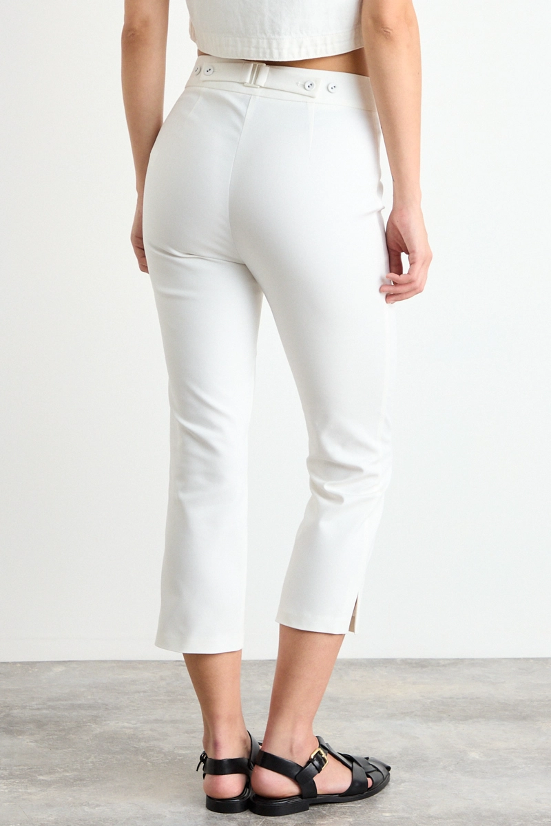 PANTALON LISO CRUDO MUJER IO - 4