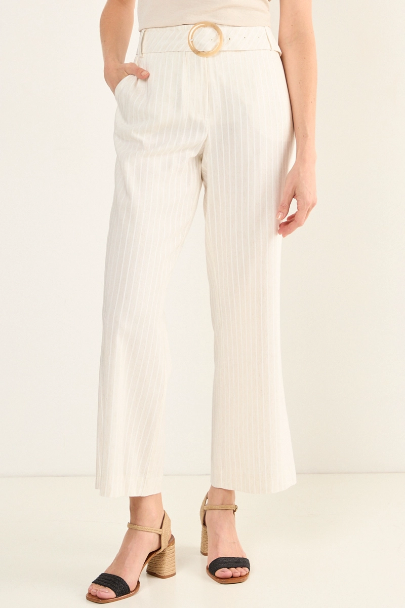 PANTALON WIDE CRUDO MUJER MAGRIFFE - 3