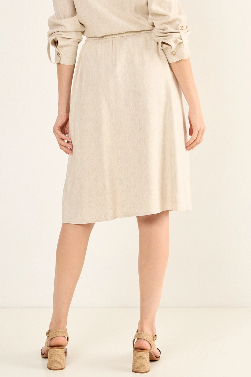 FALDA BEIGE MUJER MAGRIFFE - 4