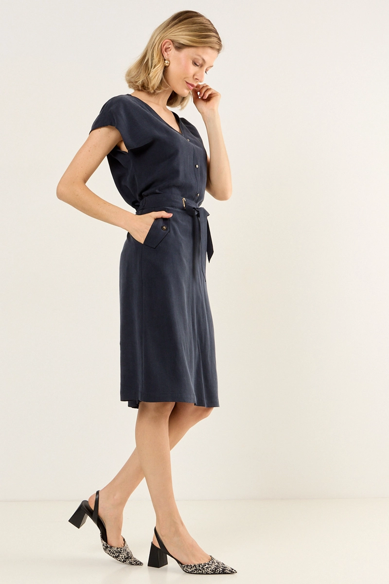 FALDA LYOCEL AZUL MUJER MAGRIFFE - 5