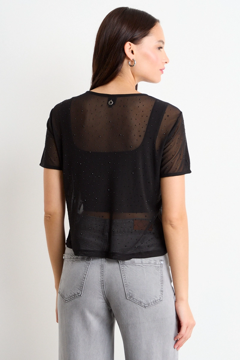 POLERA FANTASIA NEGRO MUJER IO - 3