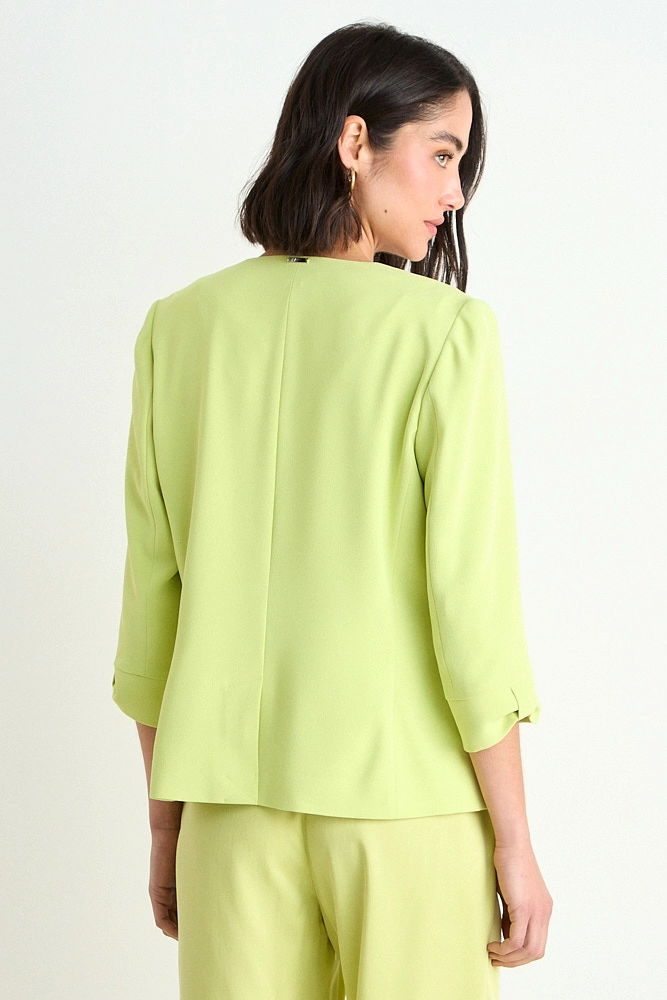 BLAZER LISO AMARILLO MUJER ASH - 3