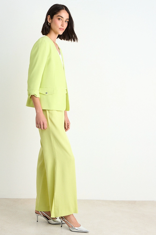 BLAZER LISO AMARILLO MUJER ASH - 5