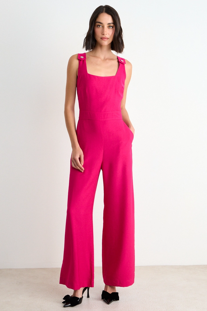 ENTERITO LARGO SIN MANGAS FUCSIA MUJER ASH - 1