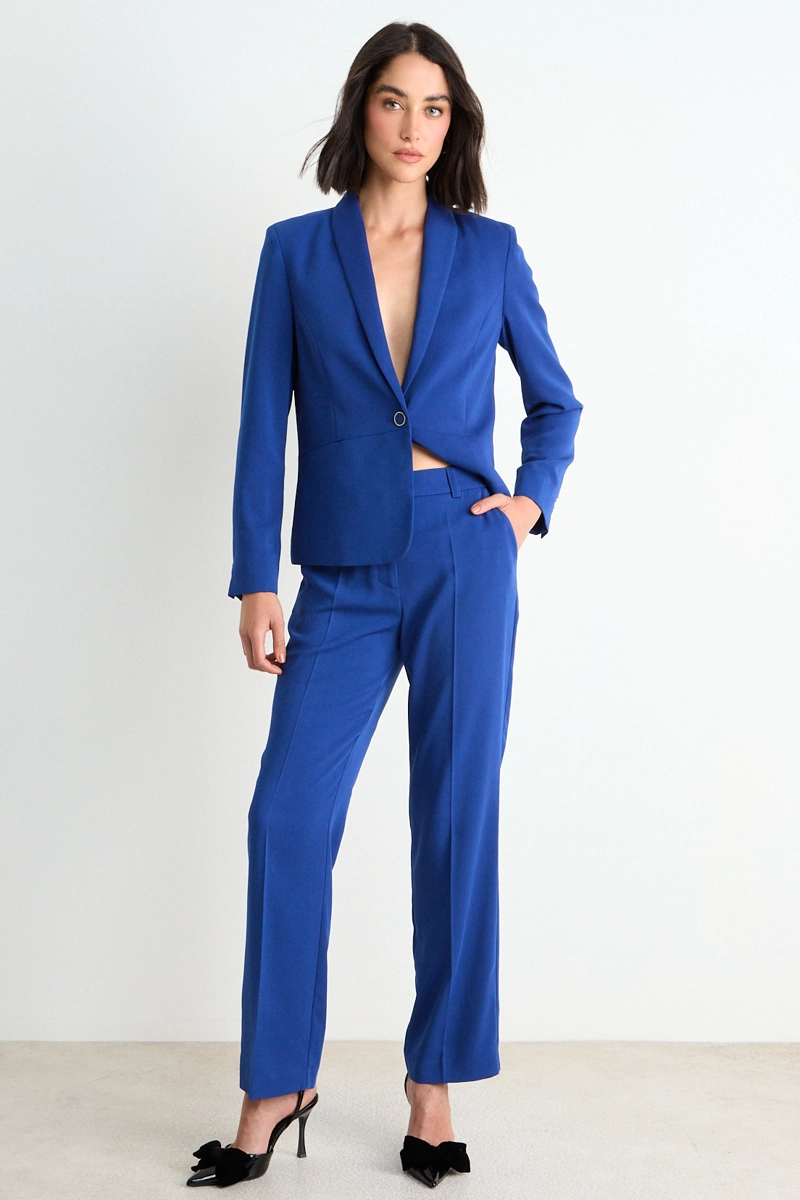 PANTALON RECTO AZUL MUJER ASH - 1
