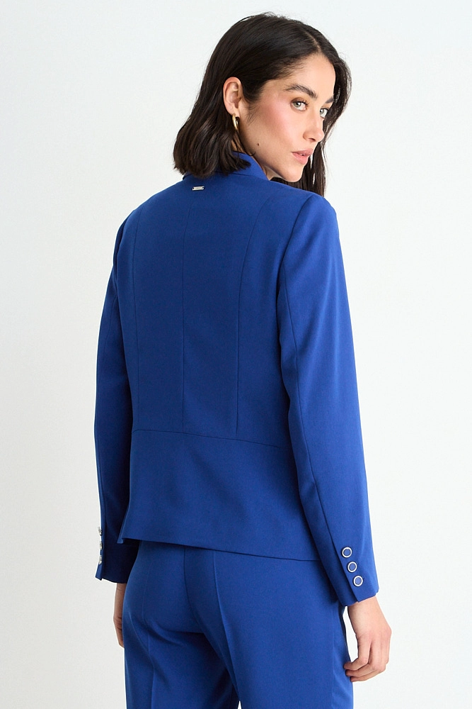 BLAZER MANGA LARGA AZUL MUJER ASH - 2