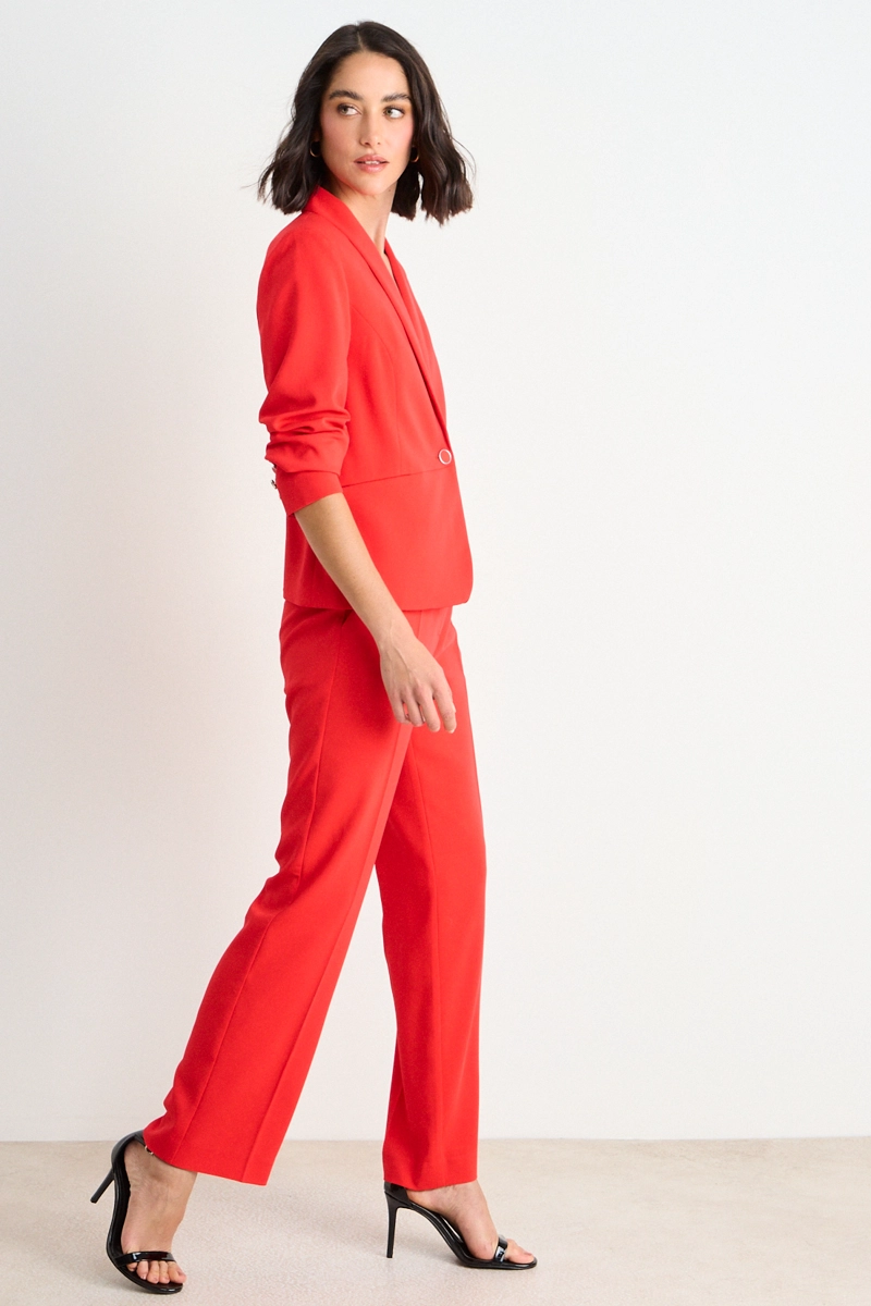 BLAZER MANGA LARGA ROJO MUJER ASH - 5