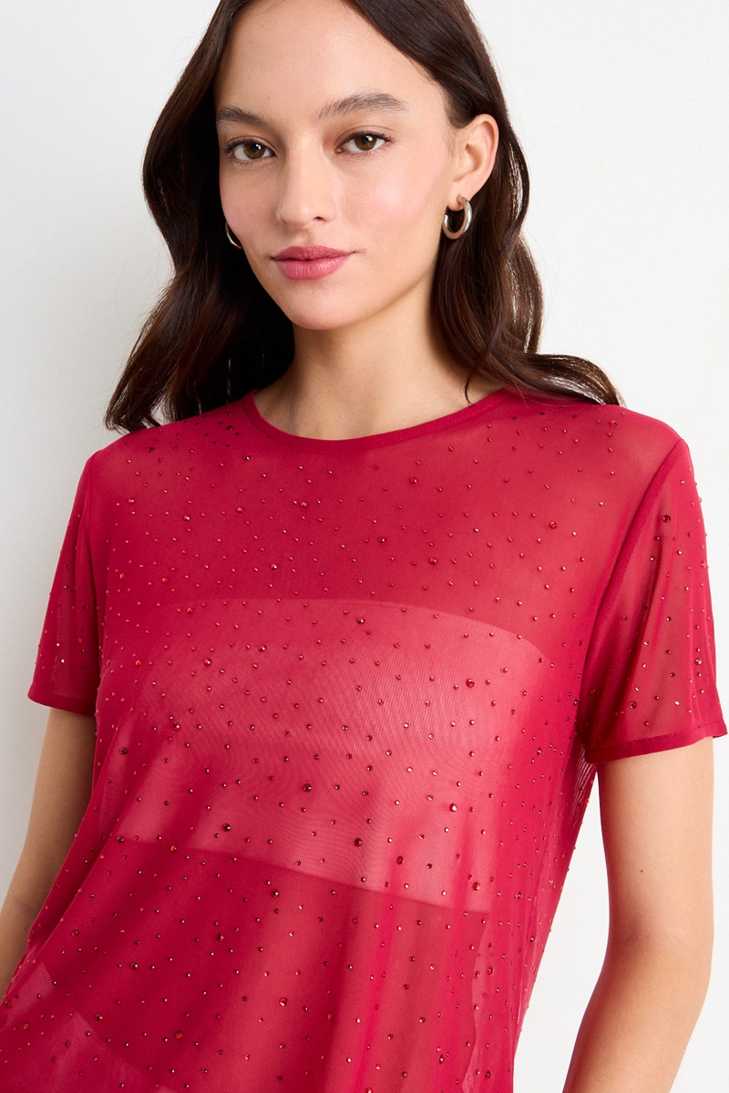 POLERA FANTASIA BURDEOS MUJER IO - 2