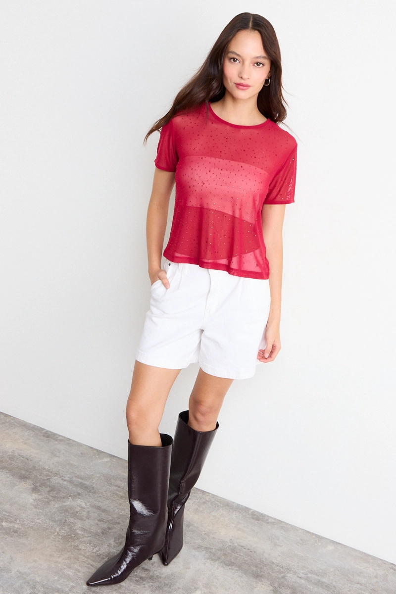 POLERA FANTASIA BURDEOS MUJER IO - 4