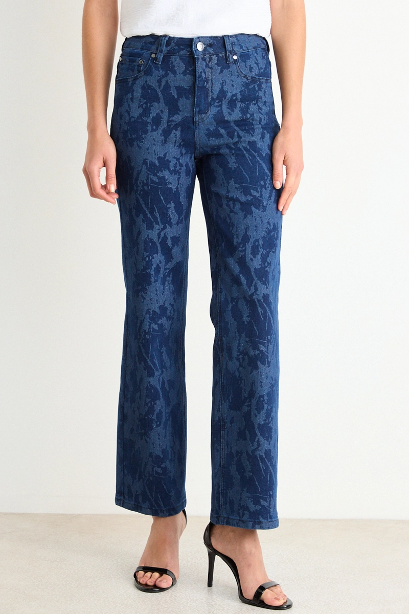 STRAIGHT JEANS  FANTASIA AZUL MUJER ASH - 2