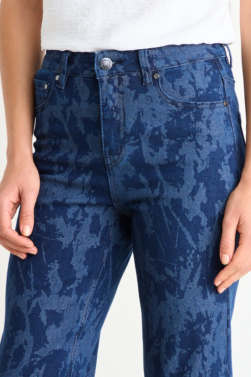 STRAIGHT JEANS  FANTASIA AZUL MUJER ASH - 3
