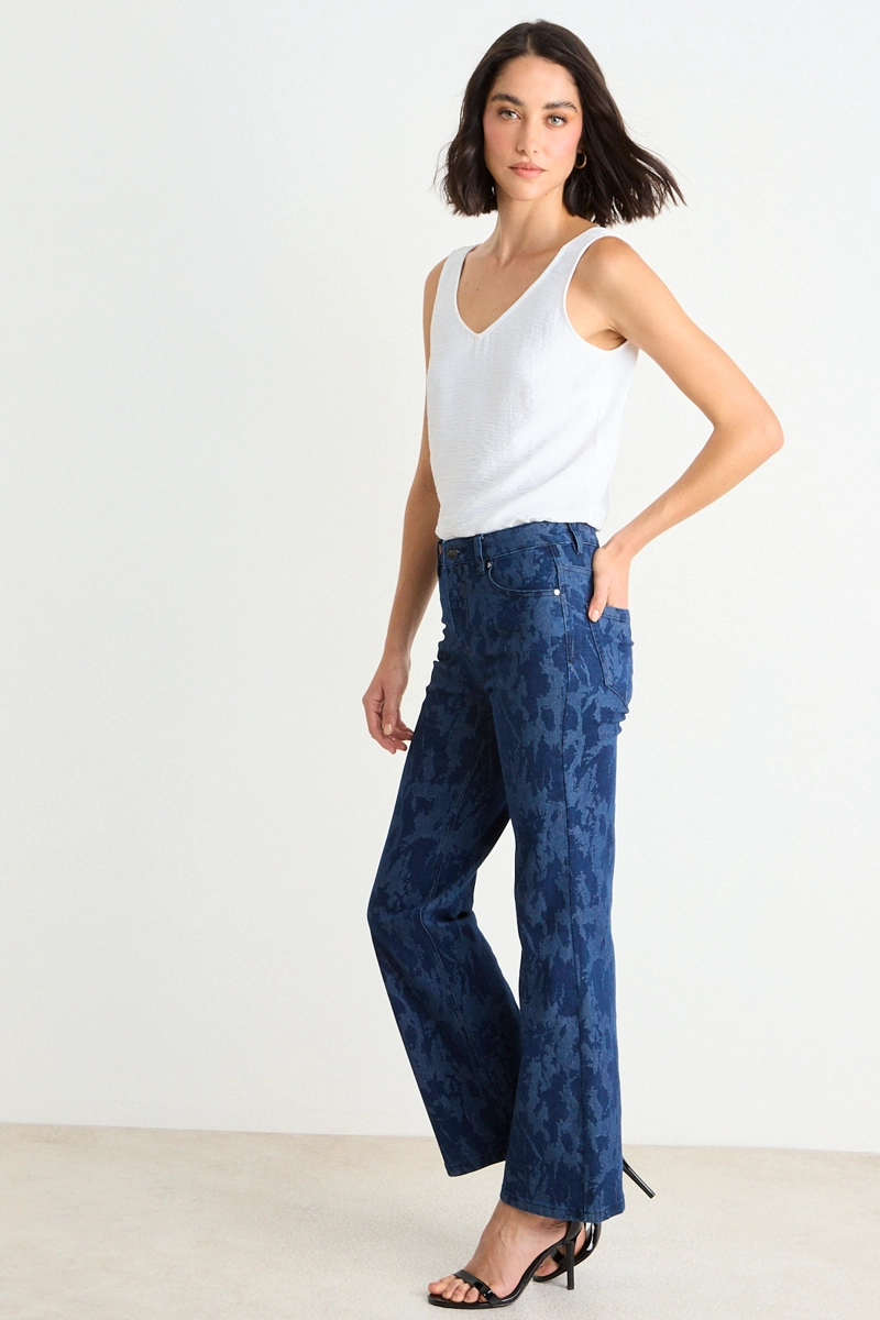 STRAIGHT JEANS  FANTASIA AZUL MUJER ASH - 5