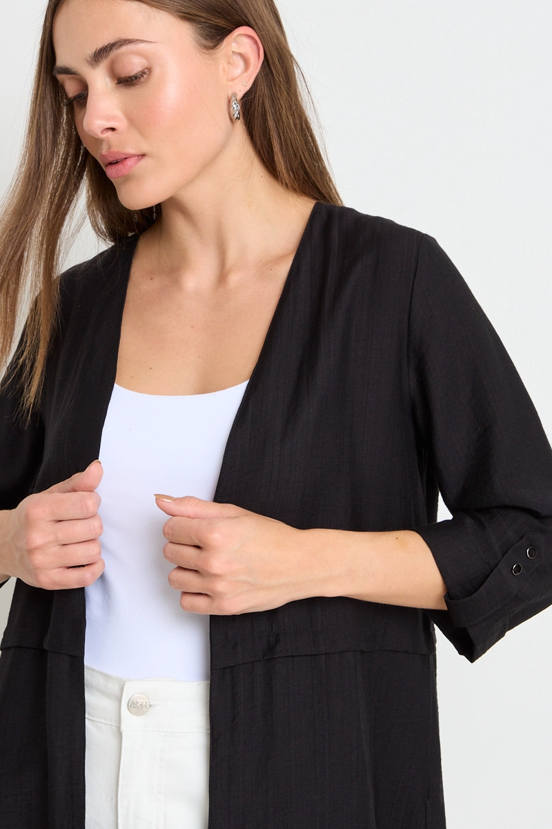TAPADO LISO NEGRO MUJER ASH - 2